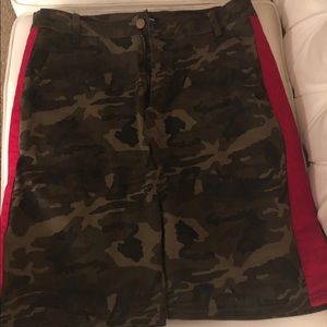Camouflage shorts